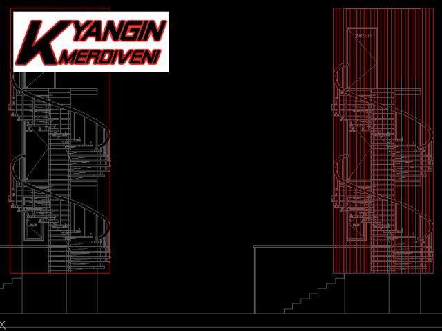 0216 6415084. Dairesel Yangın Merdiveni