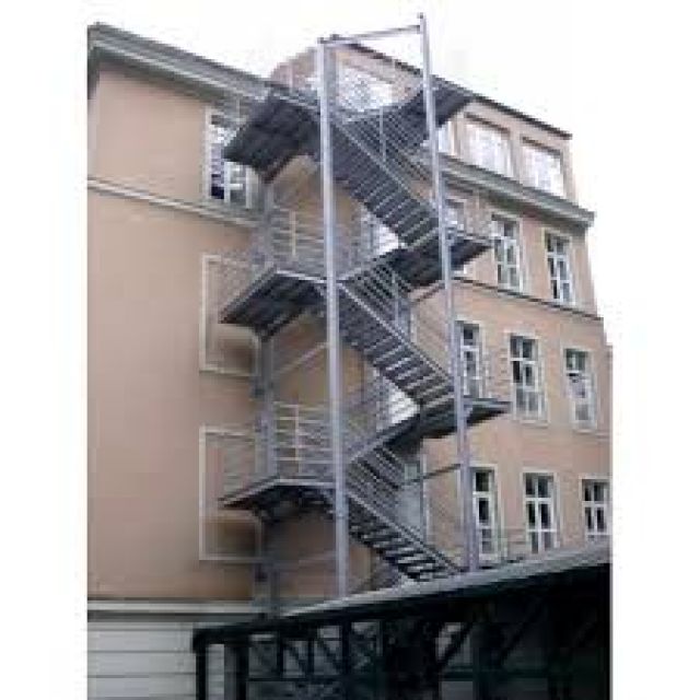 Yangın Merdiveni İmalatı Yapılışı