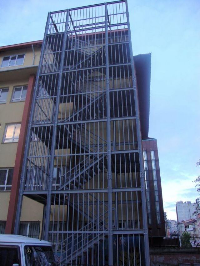 0216 6415084. Yangın Merdiveni - (itfaiye Onaylı) Yerli Üretim - Ücretsiz Keşif